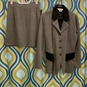 Pssst! Junior’s size medium 2 piece skirt and top, NWT, houndstooth design